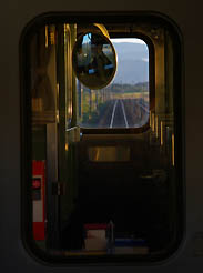 写真入れる位置間違えました。静狩に向かう列車から進行方向を撮影したものです。